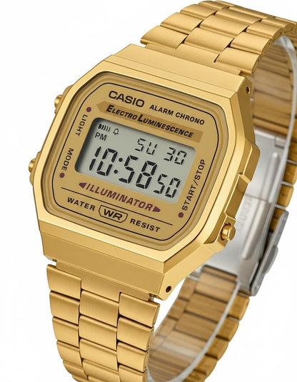 Montre Casio A169 Homme Gold - L'Icône Intemporelle & Élégante