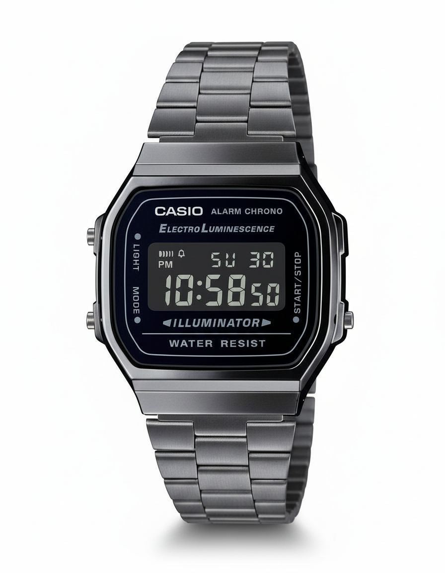 Montre Casio A169 Homme Gris - L'Icône Intemporelle & Élégante
