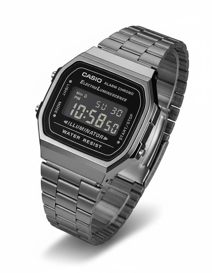 Montre Casio A169 Homme Gris - L'Icône Intemporelle & Élégante
