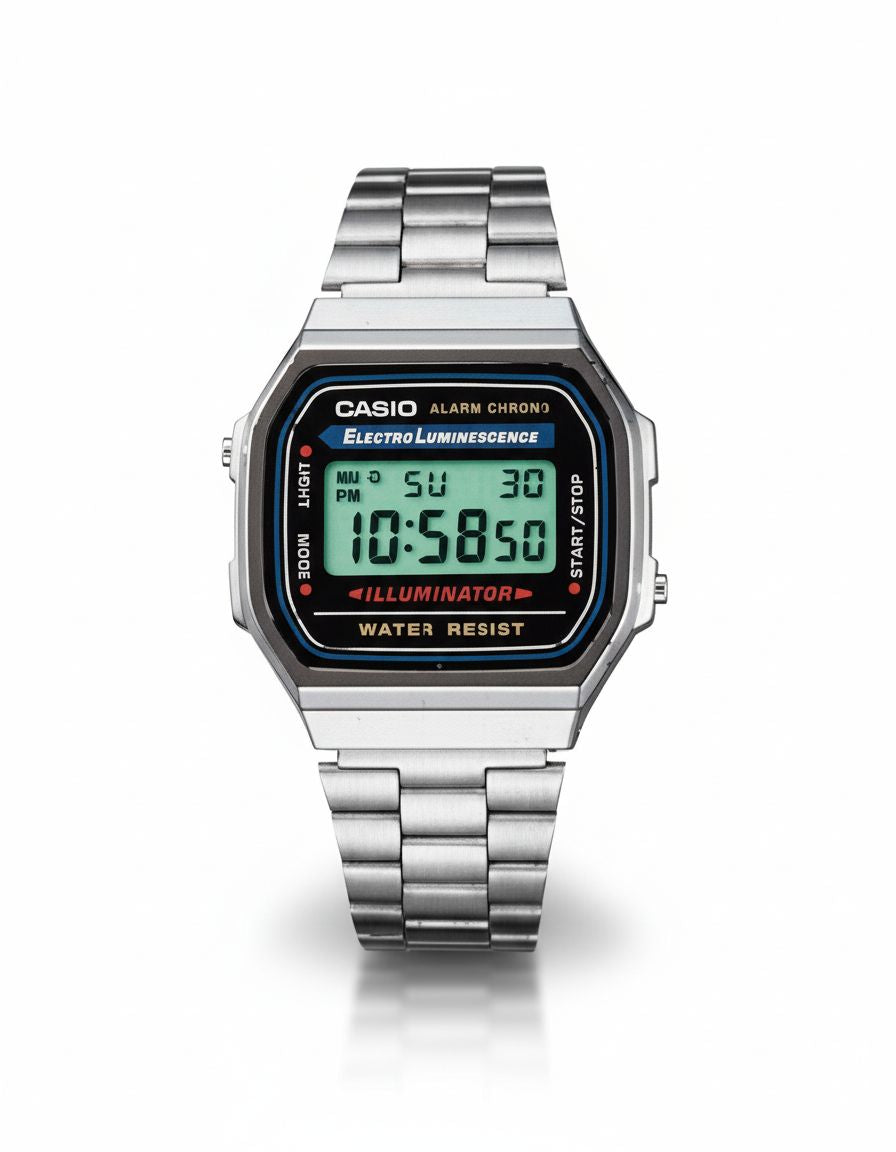 Montre Casio A169 Homme Silver - L'Icône Intemporelle & Élégante