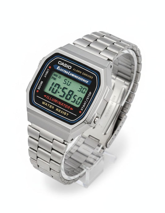 Montre Casio A169 Homme Silver - L'Icône Intemporelle & Élégante
