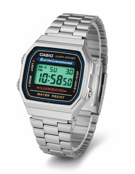 Montre Casio A169 Homme Silver - L'Icône Intemporelle & Élégante