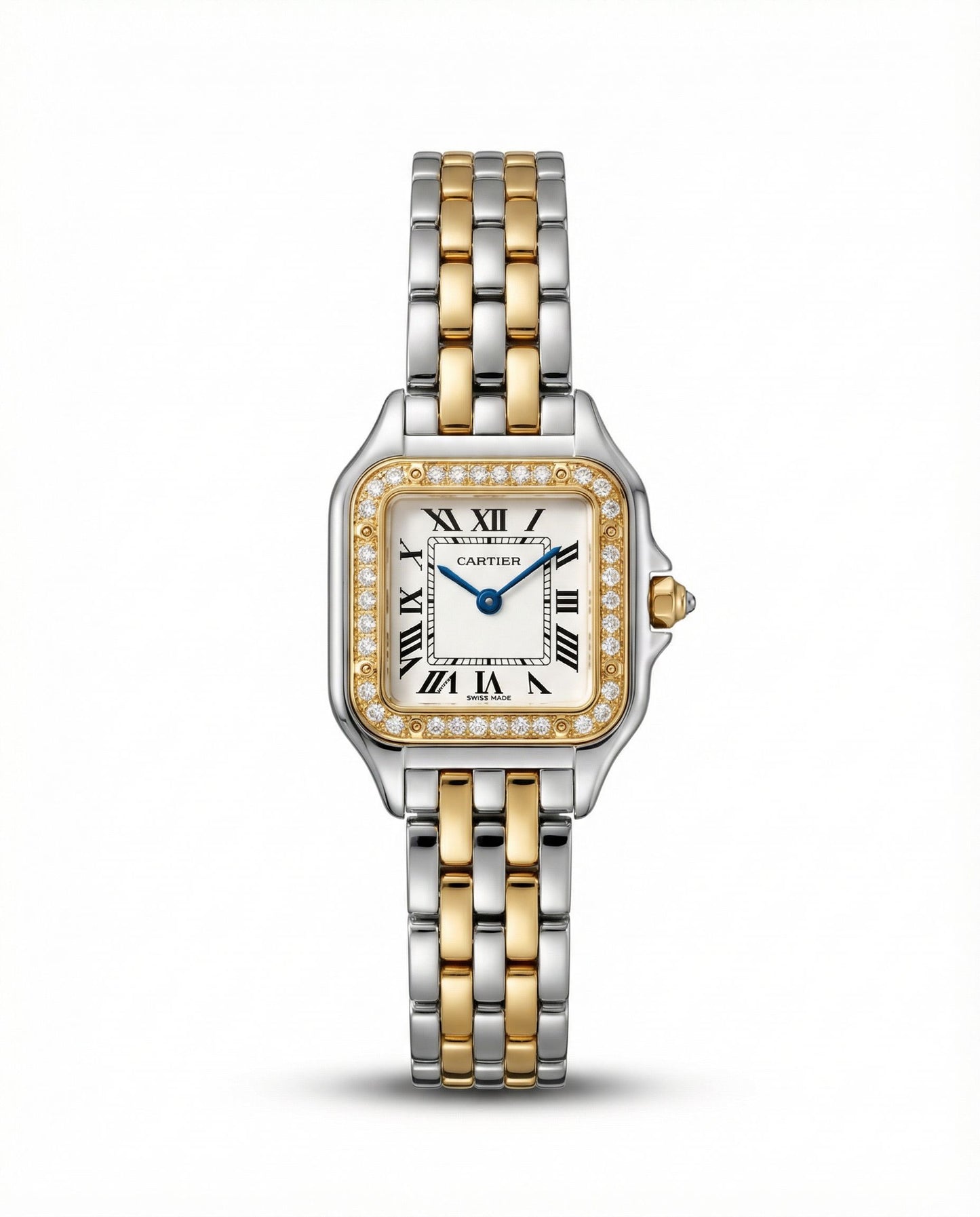 Montre Cartier style Panthère dorée premium